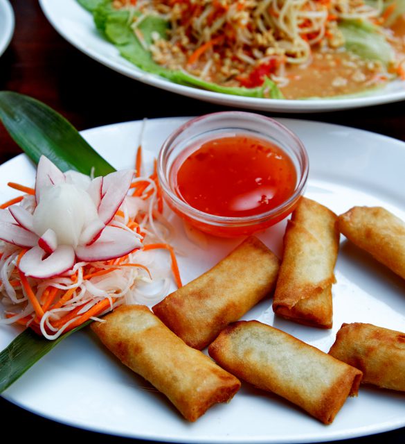 Nems au restaurant thalandais.
