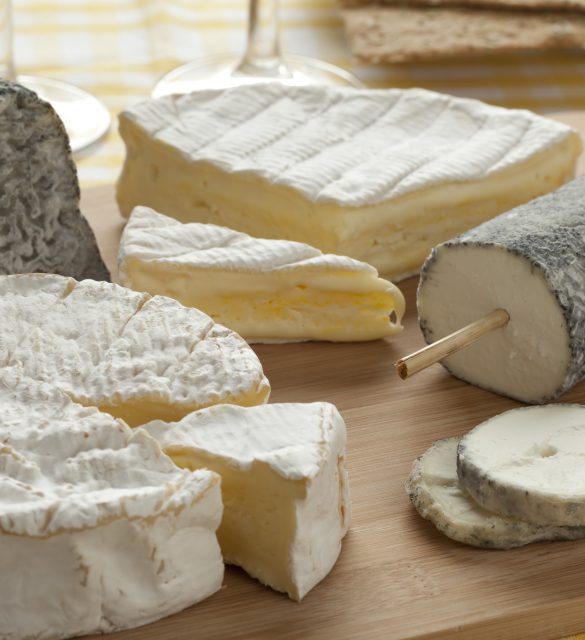 French cheese platter as dessert