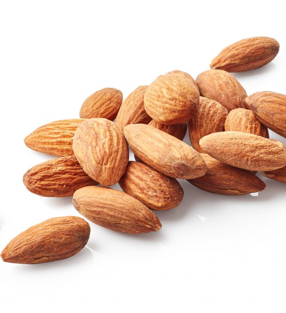 Almonds Almonds isolated on white background