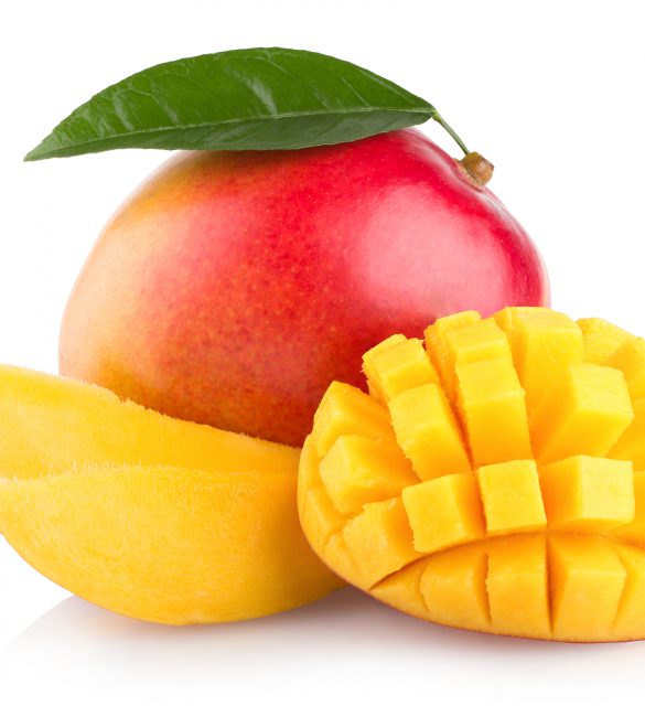 mango fruit isolated on white background