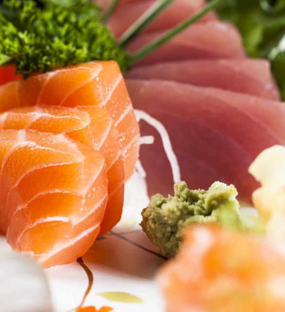Sashimi de Atum, Salmo e Peixe Branco SONY DSC
