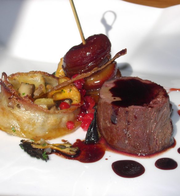 mdaillon de chevreuil aux champignons mdaillon de chevreuil aux champignons