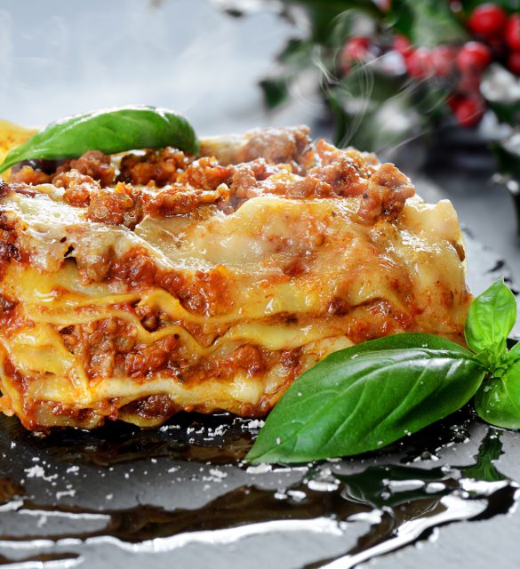 lasagne al forno fumanti - set Natalizio lasagne al forno fumanti - set Natalizio