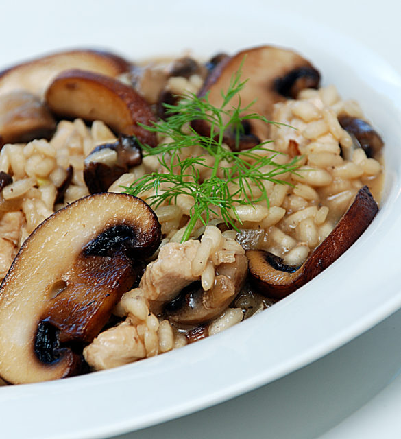 Mushroom risotto